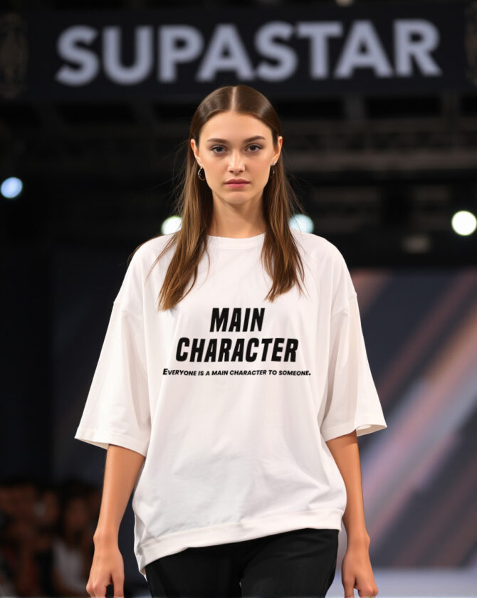 Main Character - Premium Oversized T-shirts