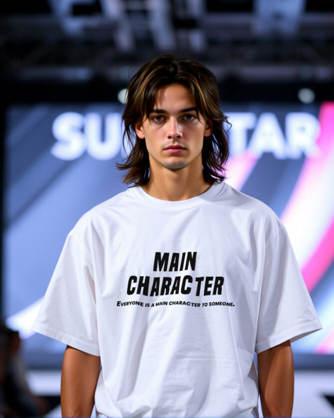 Main Character - Premium Oversized T-shirts