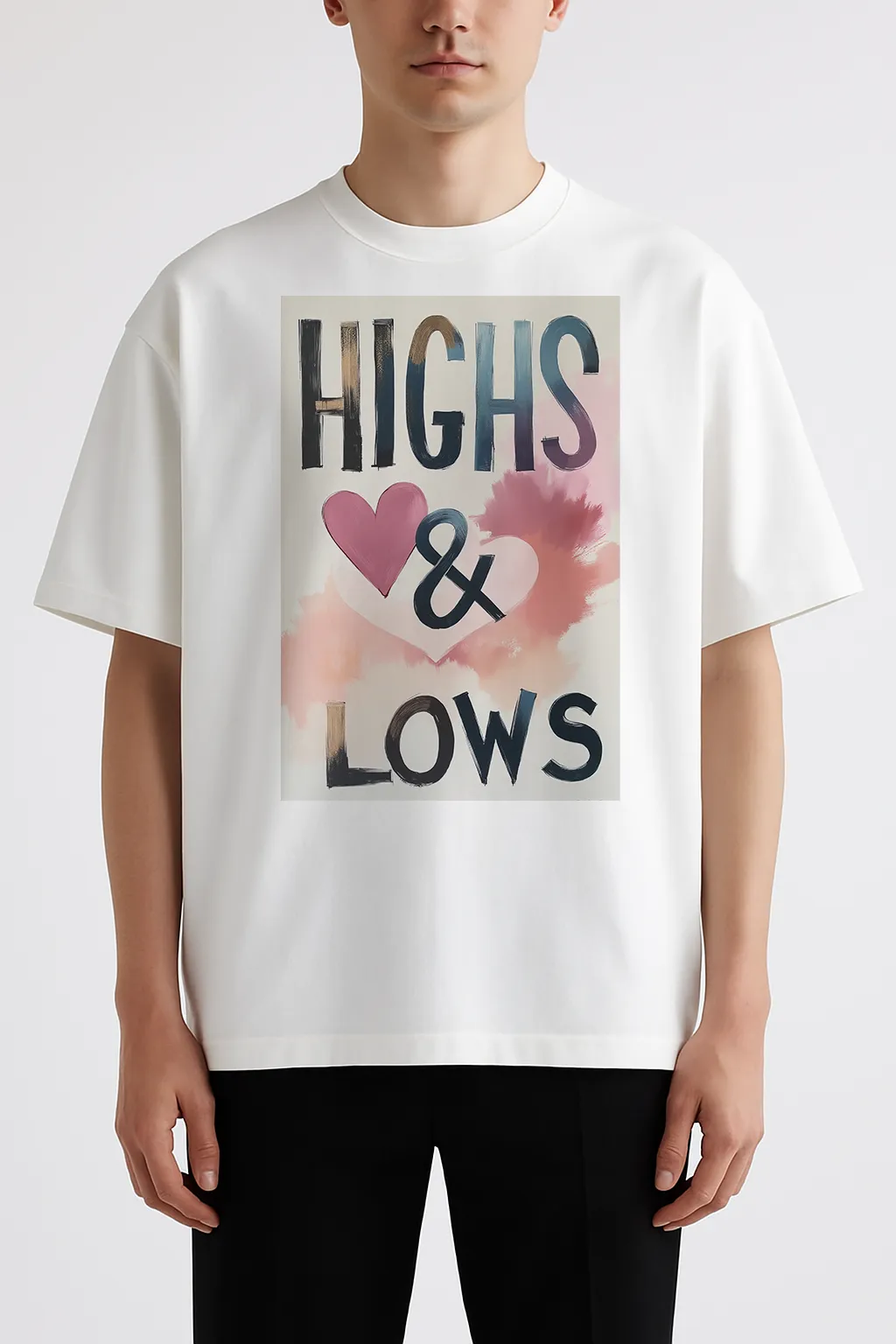 SUPASTAR “HIGH & LOW” – Premium Terry Cotton Oversized T-Shirt