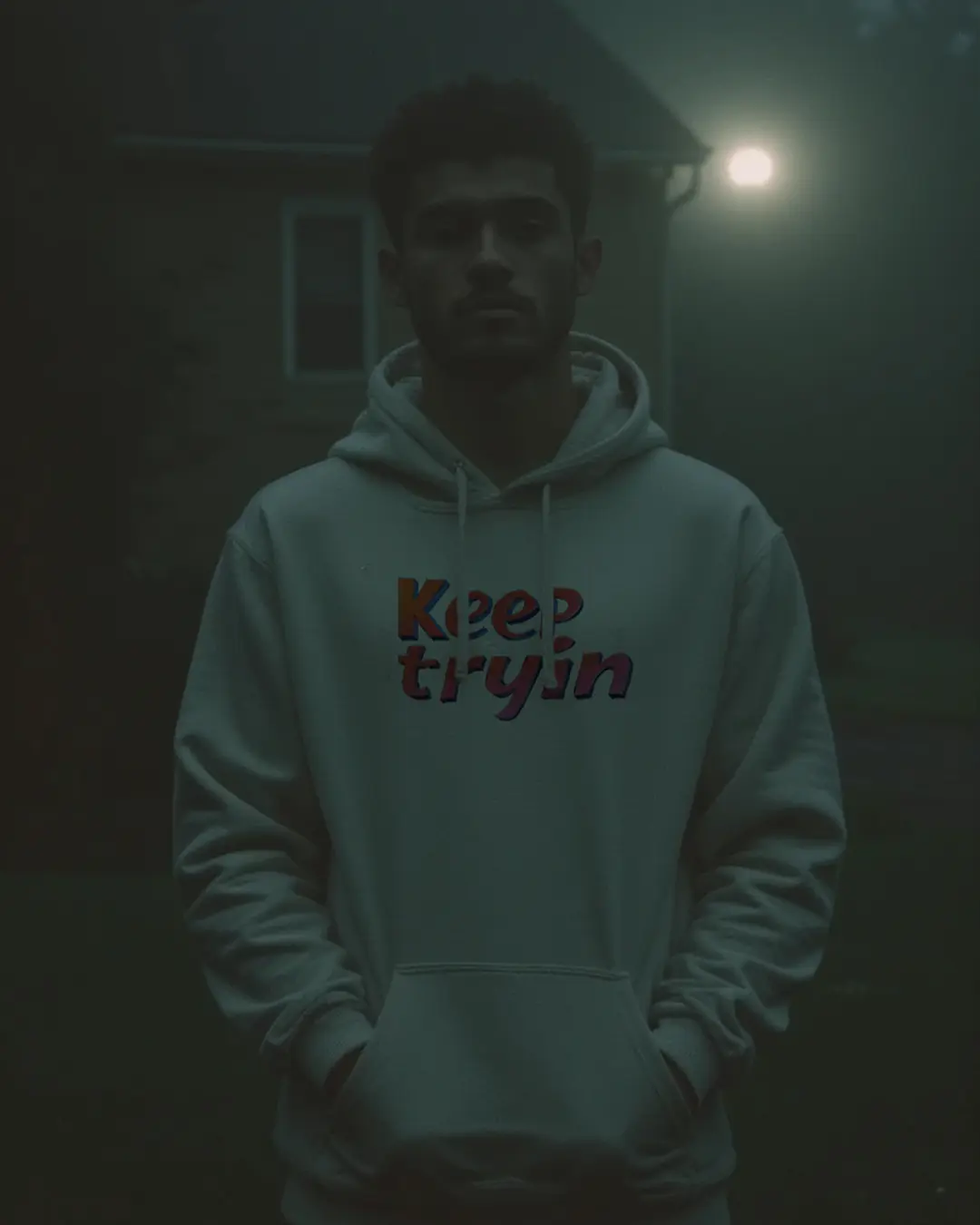 KEEP TRYIN - Super Premium - Terry Cotton Hoodie