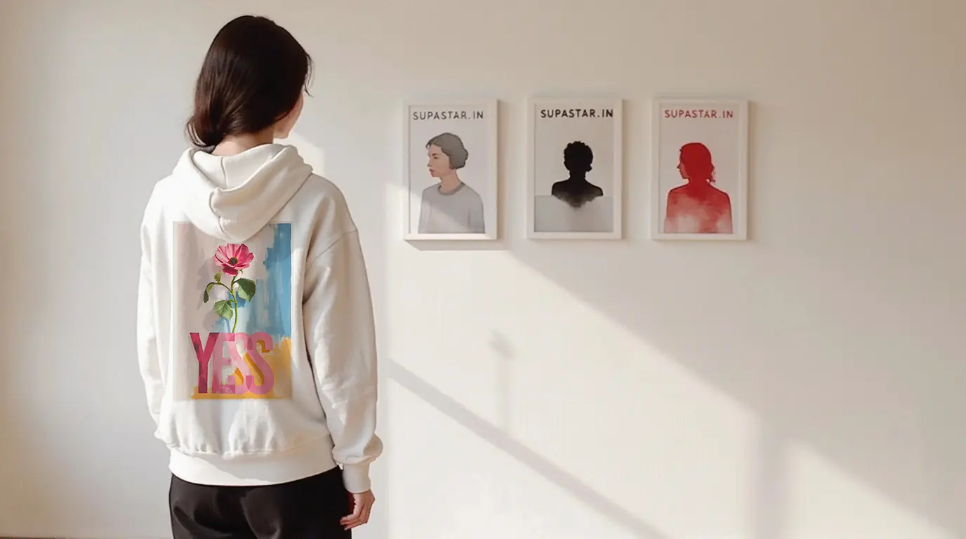 SAY YESS TO DREAMS - Super Premium - Terry Cotton Hoodie