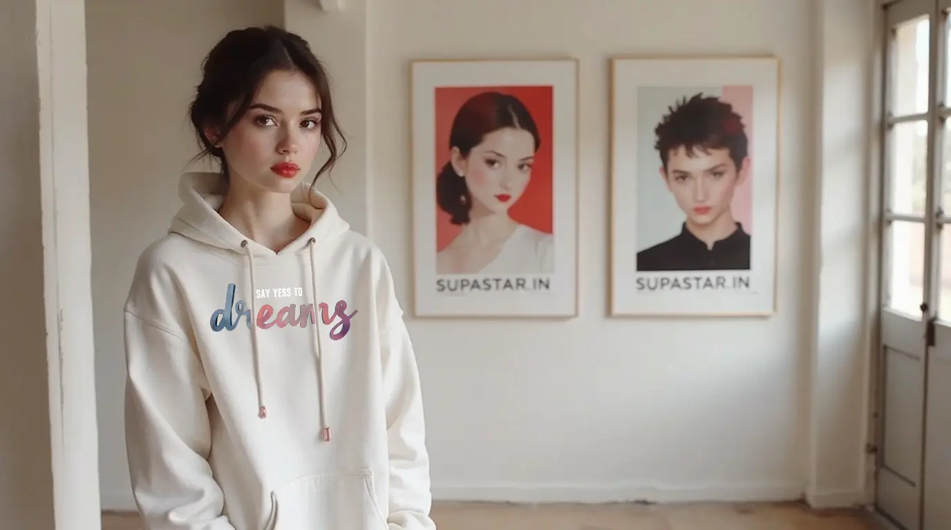 SAY YESS TO DREAMS - Super Premium - Terry Cotton Hoodie